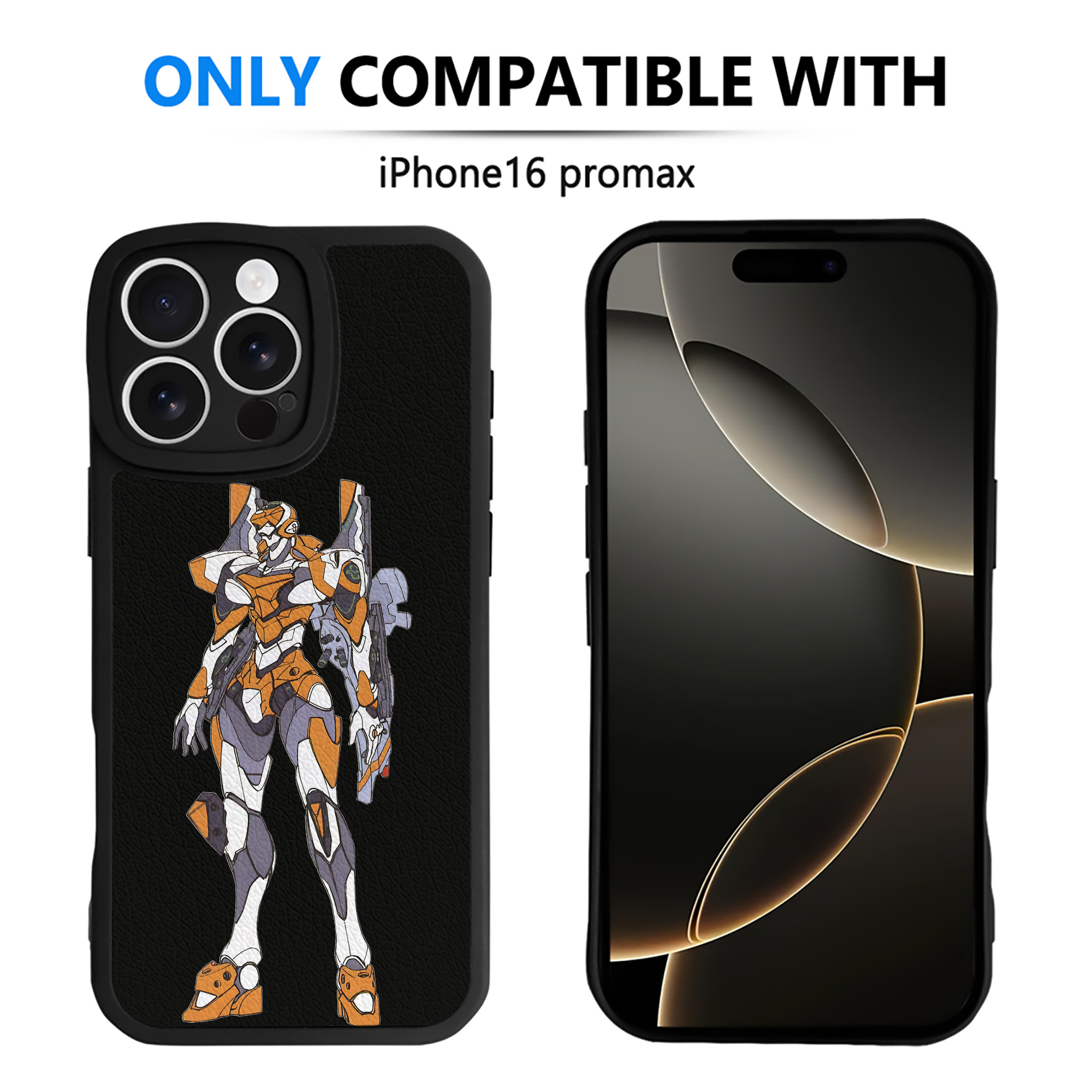 （画像用） EVA 新世紀エヴァンゲリオン 【iPhone 16シリーズ対応】シリコンスマホケース（レザー調） 材質：シリコン